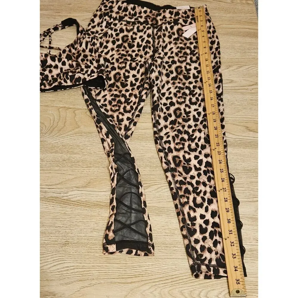 NEW Victoria's Secret 2 Piece Athletic Ultra High Rise Leggings & Top Size 12 - Picture 5 of 12